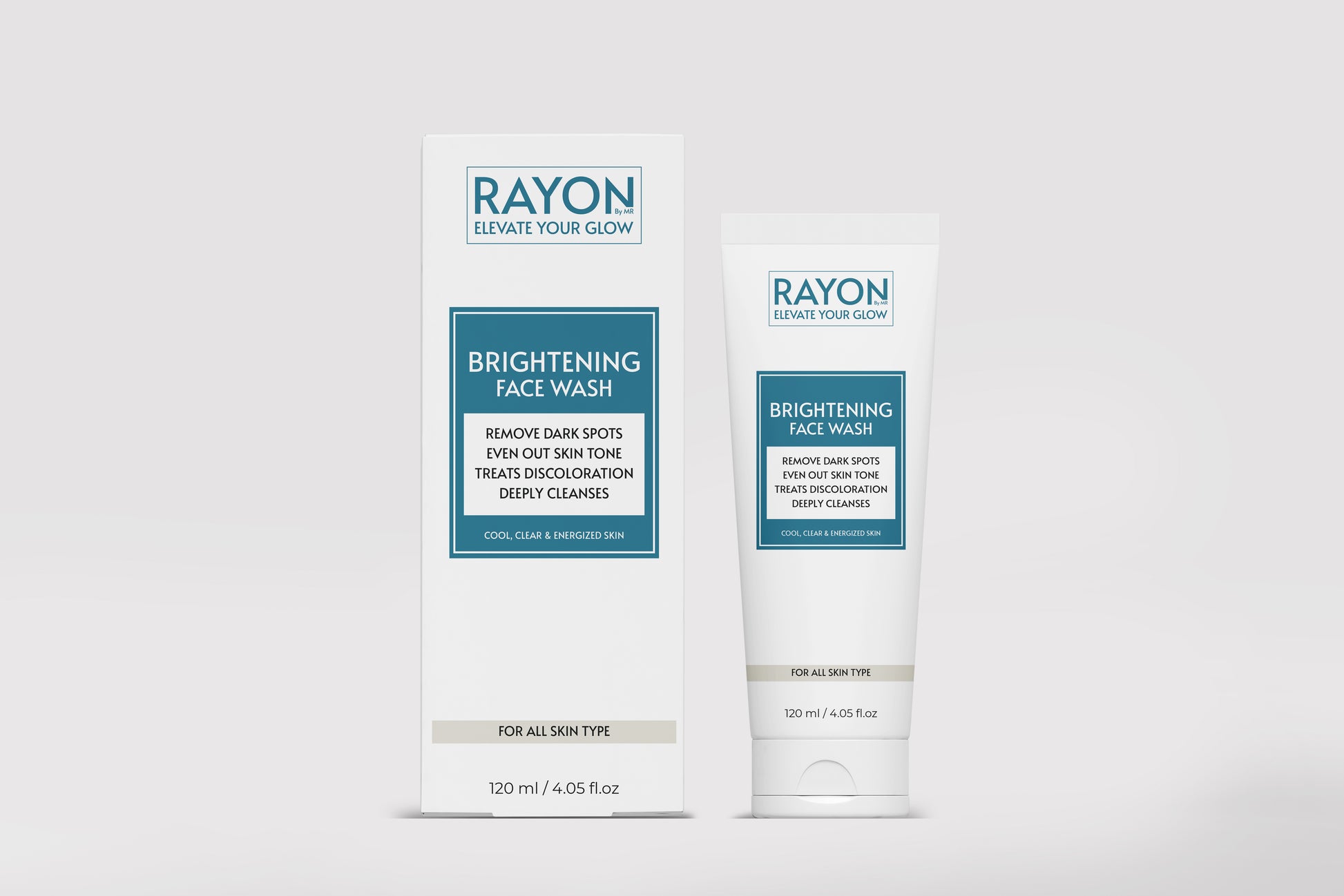 Rayon Brightening Face Wash packaging on a white background