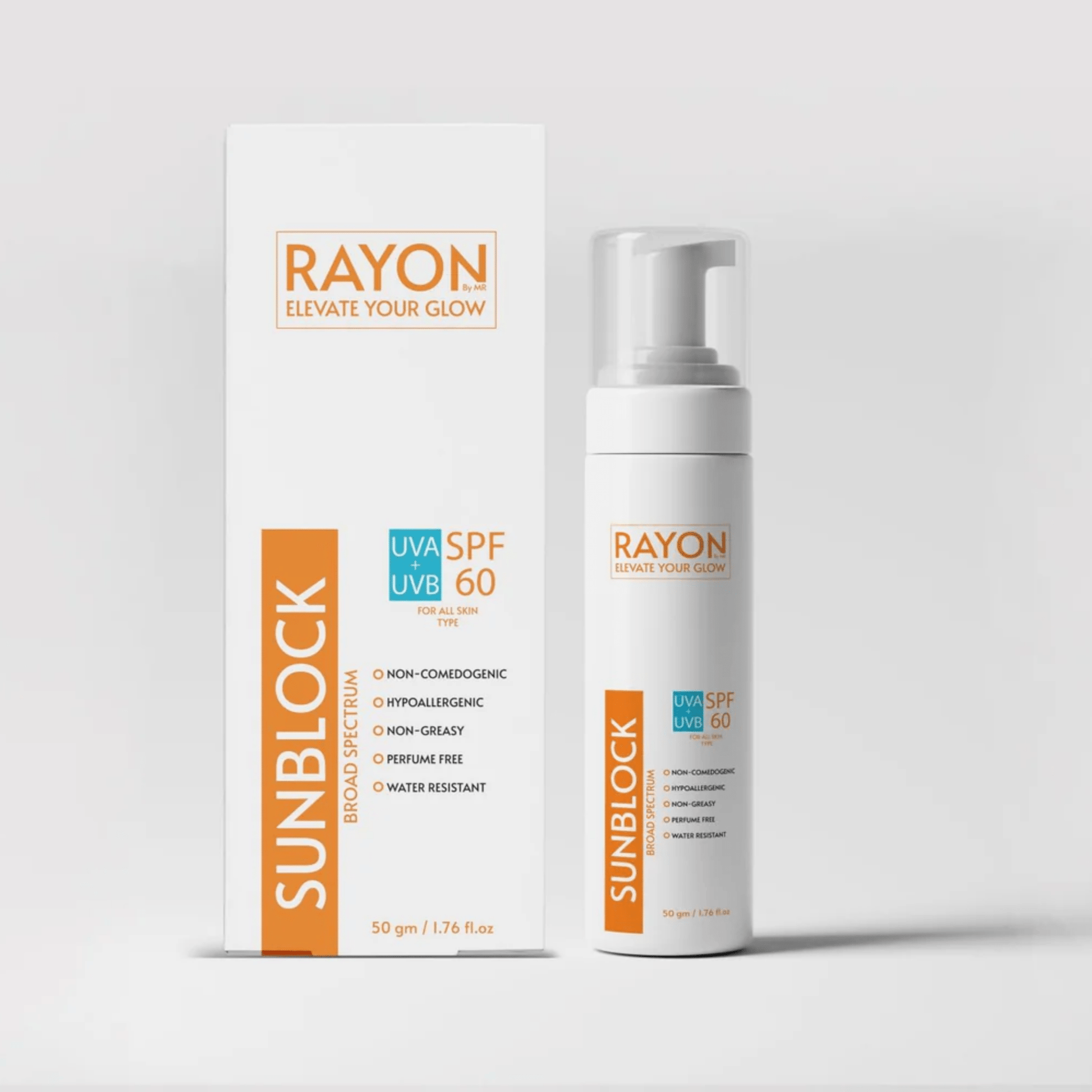 Sunblock SPF60 - RayonbyMR
